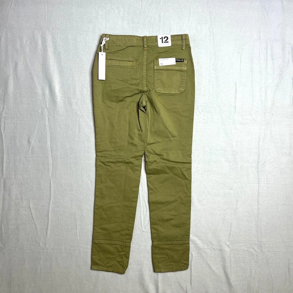 Joes Jeans‎ The Brixton Straight Narrow Olive Green Utility Pant Girls Sz 12 NWT